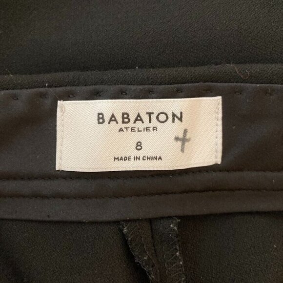 Babaton Allegory Mid-Rise Tailored Joggers Black Size 8 - Picture 11 of 14